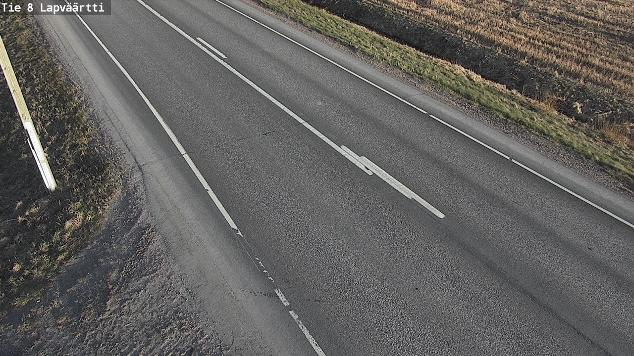Weather Camera Image Väg 8 Kristinestad, Lappfjärd, Kristiinankaupunki, Pohjanmaa
