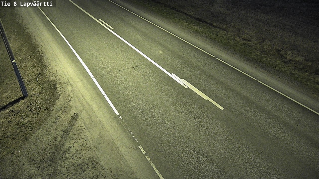 Weather Camera Image Väg 8 Kristinestad, Lappfjärd, Kristiinankaupunki, Pohjanmaa