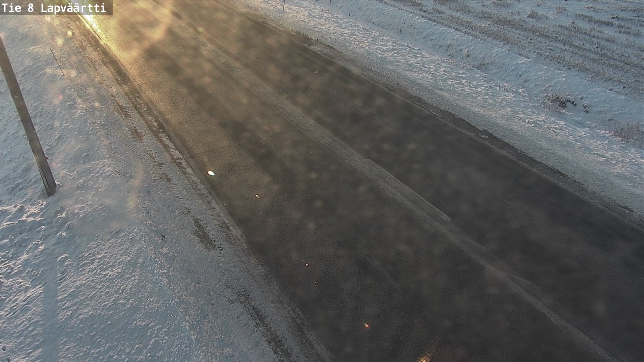 Weather Camera Image Road 8 Kristiinankaupunki, Lapväärtti, Kristiinankaupunki, Pohjanmaa