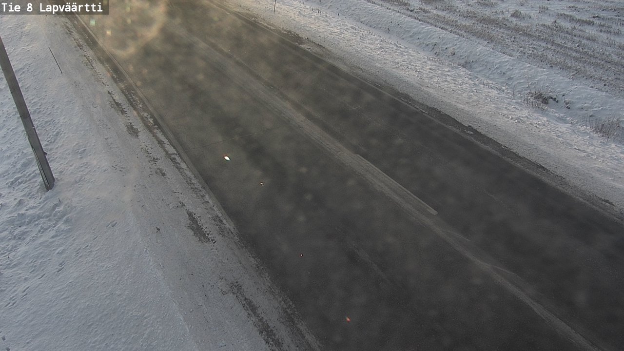 Weather Camera Image Road 8 Kristiinankaupunki, Lapväärtti, Kristiinankaupunki, Pohjanmaa