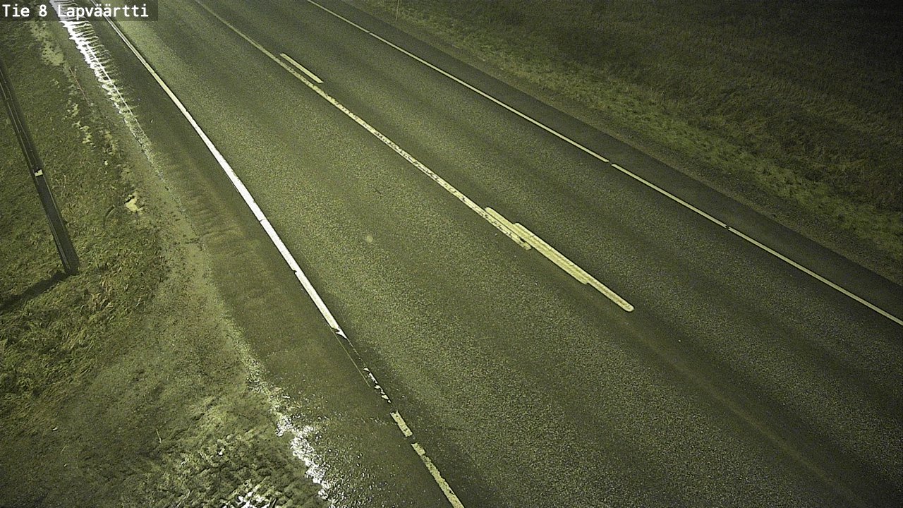 Weather Camera Image Väg 8 Kristinestad, Lappfjärd, Kristiinankaupunki, Pohjanmaa