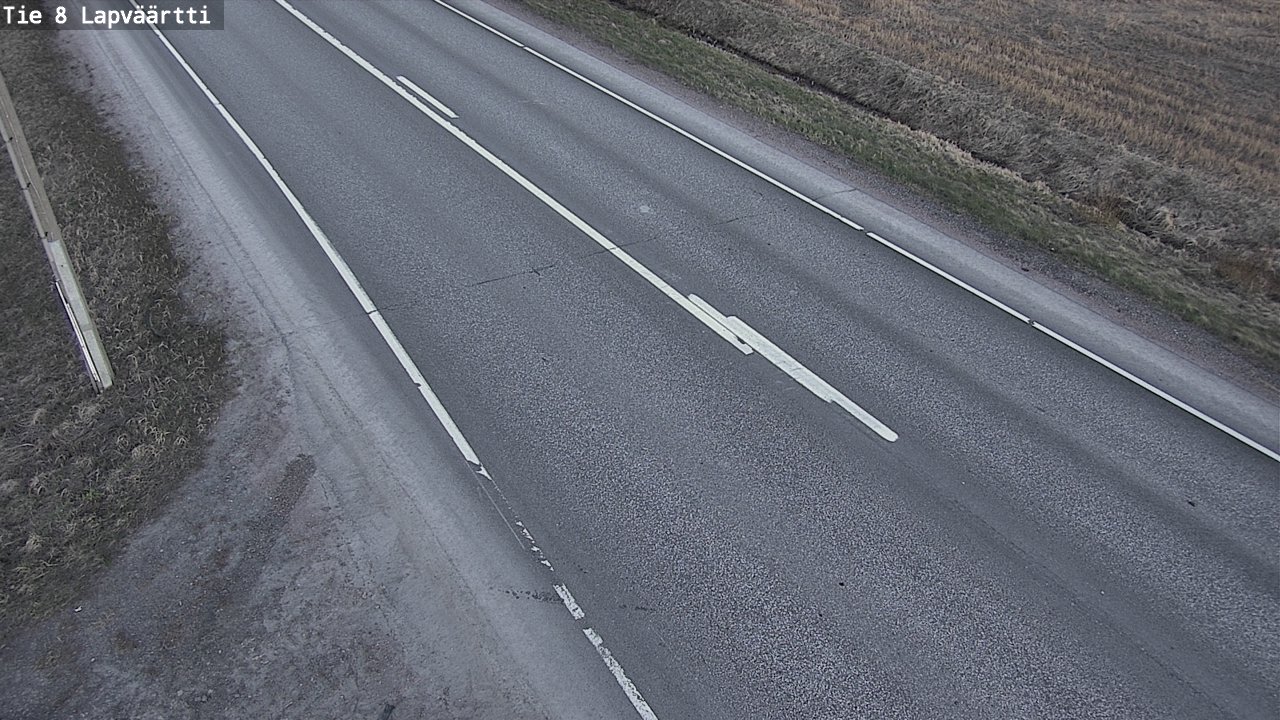 Weather Camera Image Väg 8 Kristinestad, Lappfjärd, Kristiinankaupunki, Pohjanmaa
