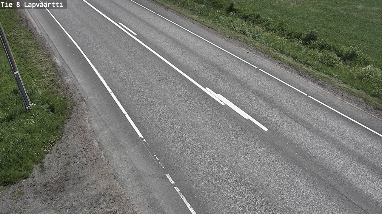 Weather Camera Image Road 8 Kristiinankaupunki, Lapväärtti, Kristiinankaupunki, Pohjanmaa