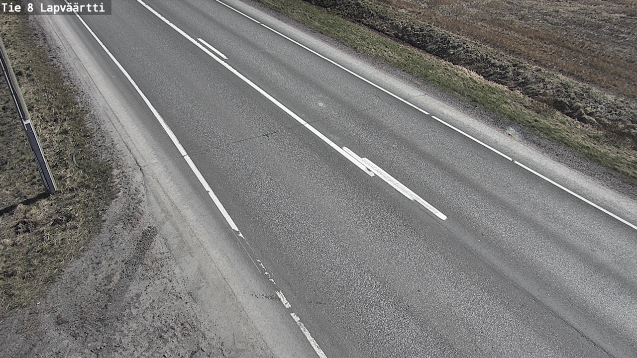 Weather Camera Image Väg 8 Kristinestad, Lappfjärd, Kristiinankaupunki, Pohjanmaa