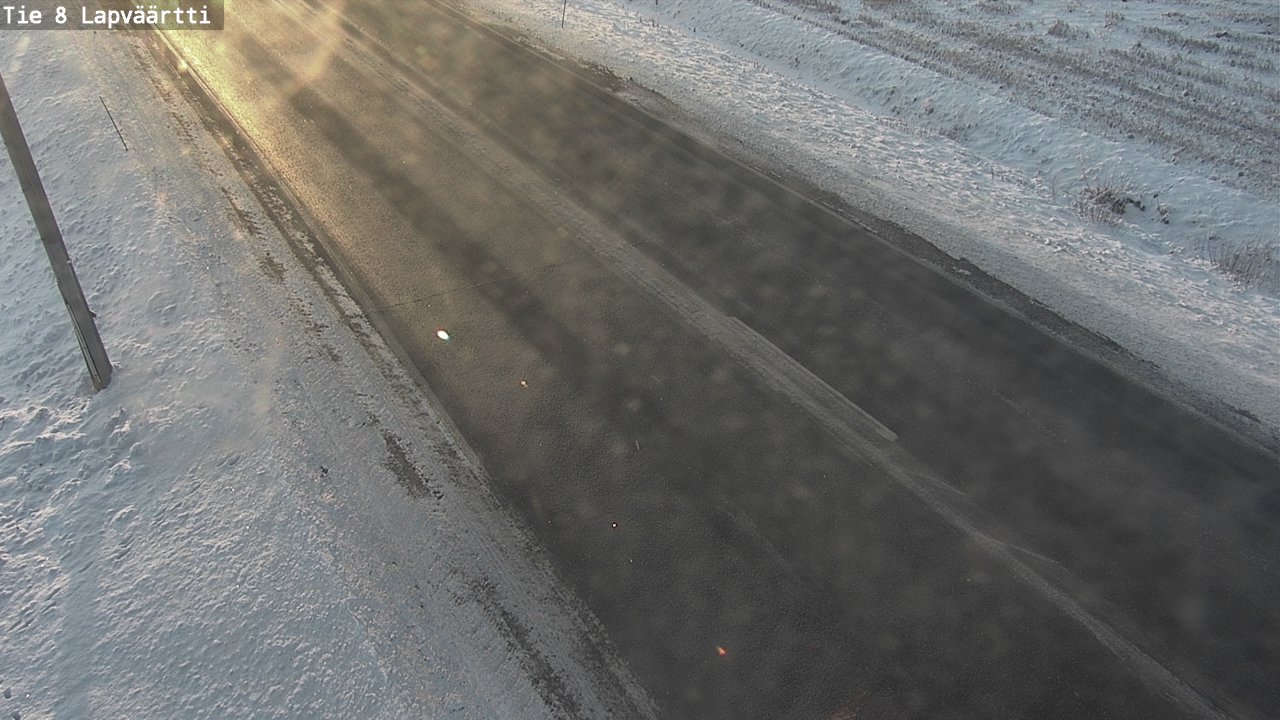 Weather Camera Image Road 8 Kristiinankaupunki, Lapväärtti, Kristiinankaupunki, Pohjanmaa