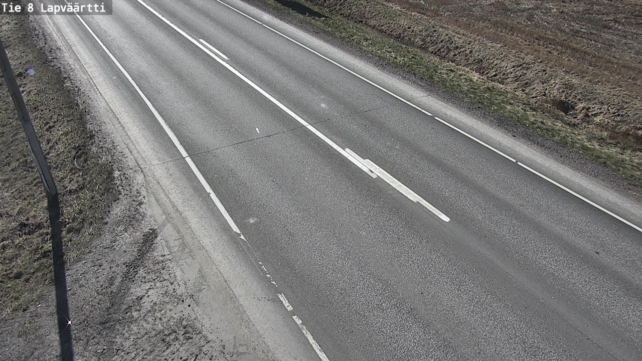 Weather Camera Image Väg 8 Kristinestad, Lappfjärd, Kristiinankaupunki, Pohjanmaa