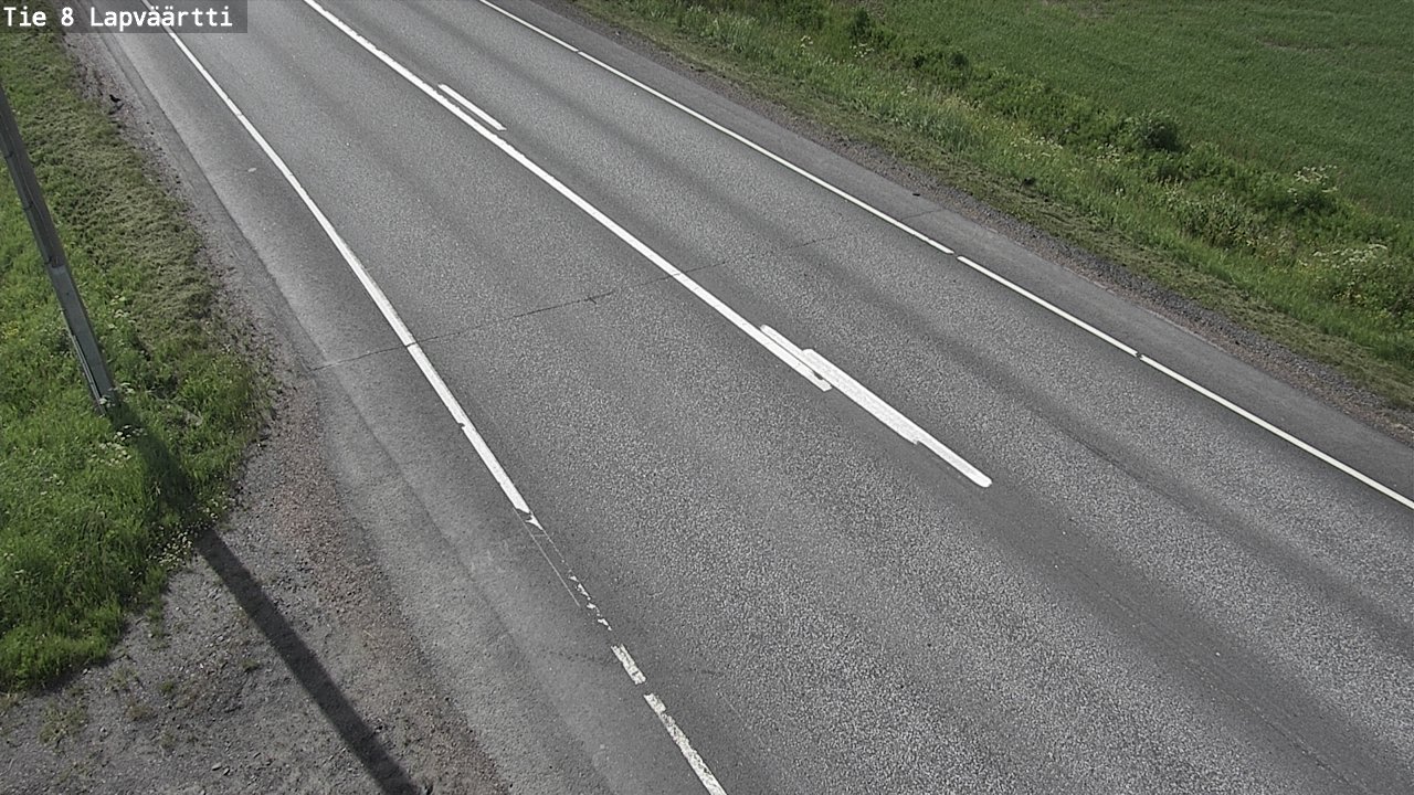 Weather Camera Image Road 8 Kristiinankaupunki, Lapväärtti, Kristiinankaupunki, Pohjanmaa