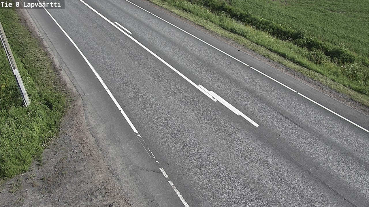 Weather Camera Image Road 8 Kristiinankaupunki, Lapväärtti, Kristiinankaupunki, Pohjanmaa