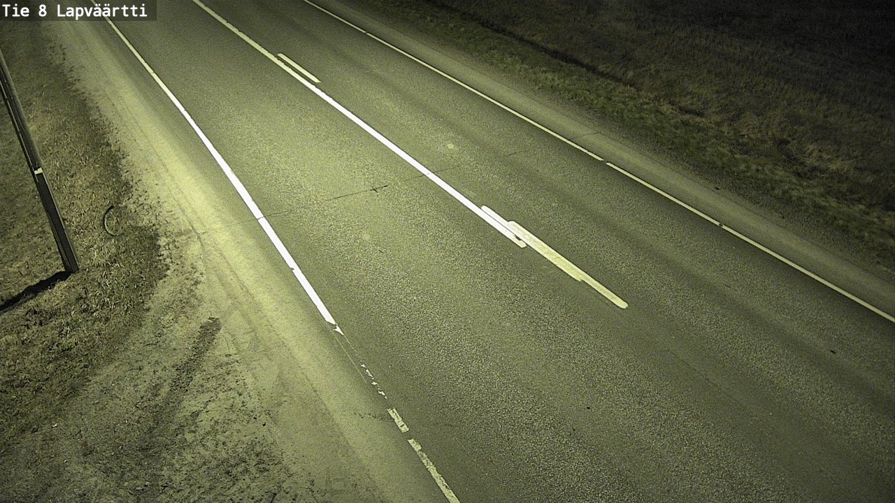 Weather Camera Image Road 8 Kristiinankaupunki, Lapväärtti, Kristiinankaupunki, Pohjanmaa
