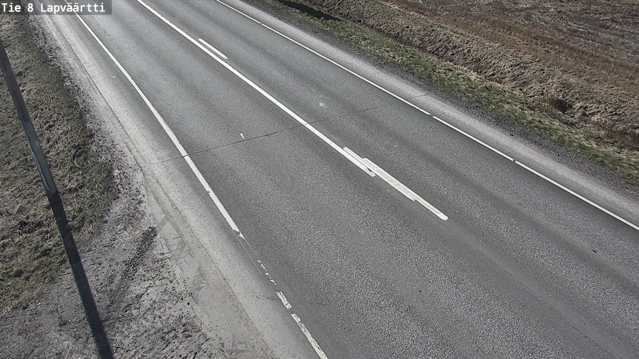 Weather Camera Image Väg 8 Kristinestad, Lappfjärd, Kristiinankaupunki, Pohjanmaa