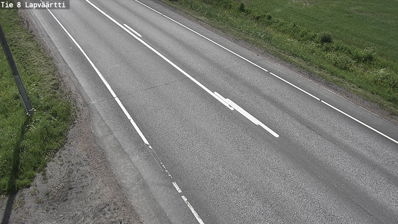 Weather Camera Image Road 8 Kristiinankaupunki, Lapväärtti, Kristiinankaupunki, Pohjanmaa