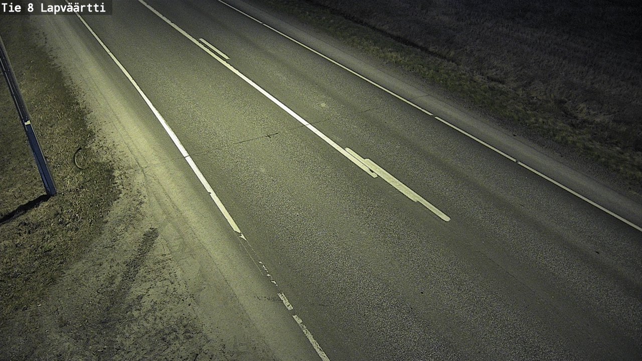 Weather Camera Image Väg 8 Kristinestad, Lappfjärd, Kristiinankaupunki, Pohjanmaa