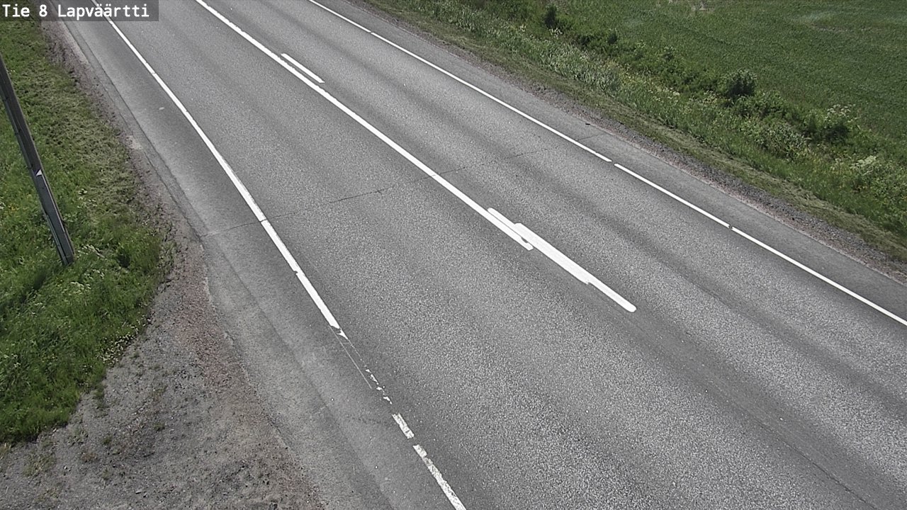 Weather Camera Image Road 8 Kristiinankaupunki, Lapväärtti, Kristiinankaupunki, Pohjanmaa