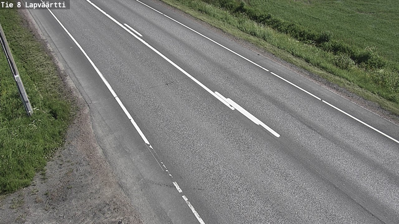 Weather Camera Image Road 8 Kristiinankaupunki, Lapväärtti, Kristiinankaupunki, Pohjanmaa