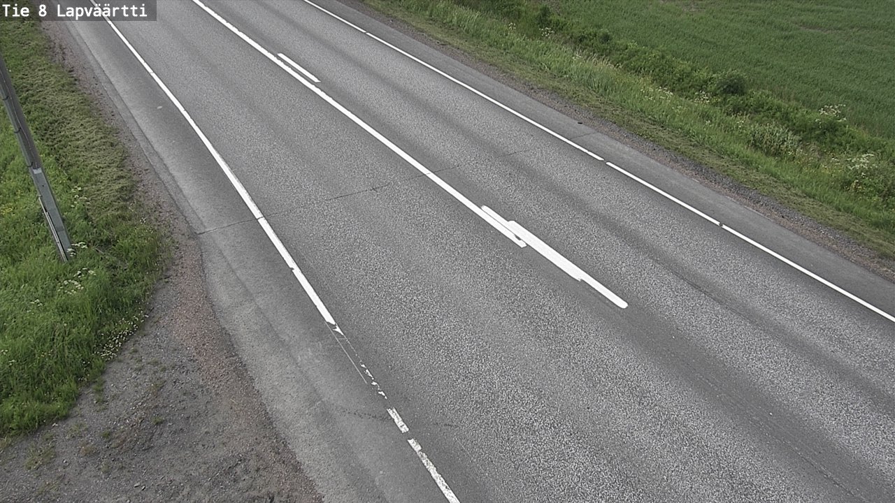 Weather Camera Image Road 8 Kristiinankaupunki, Lapväärtti, Kristiinankaupunki, Pohjanmaa