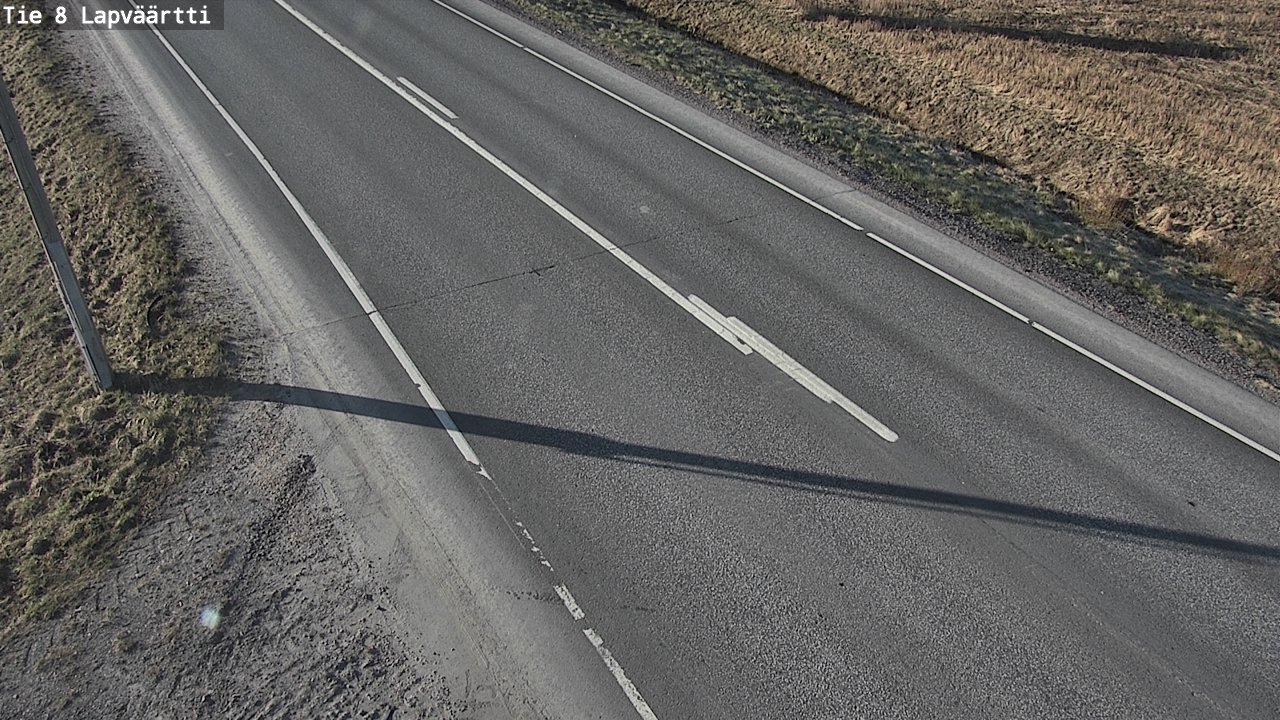 Weather Camera Image Väg 8 Kristinestad, Lappfjärd, Kristiinankaupunki, Pohjanmaa