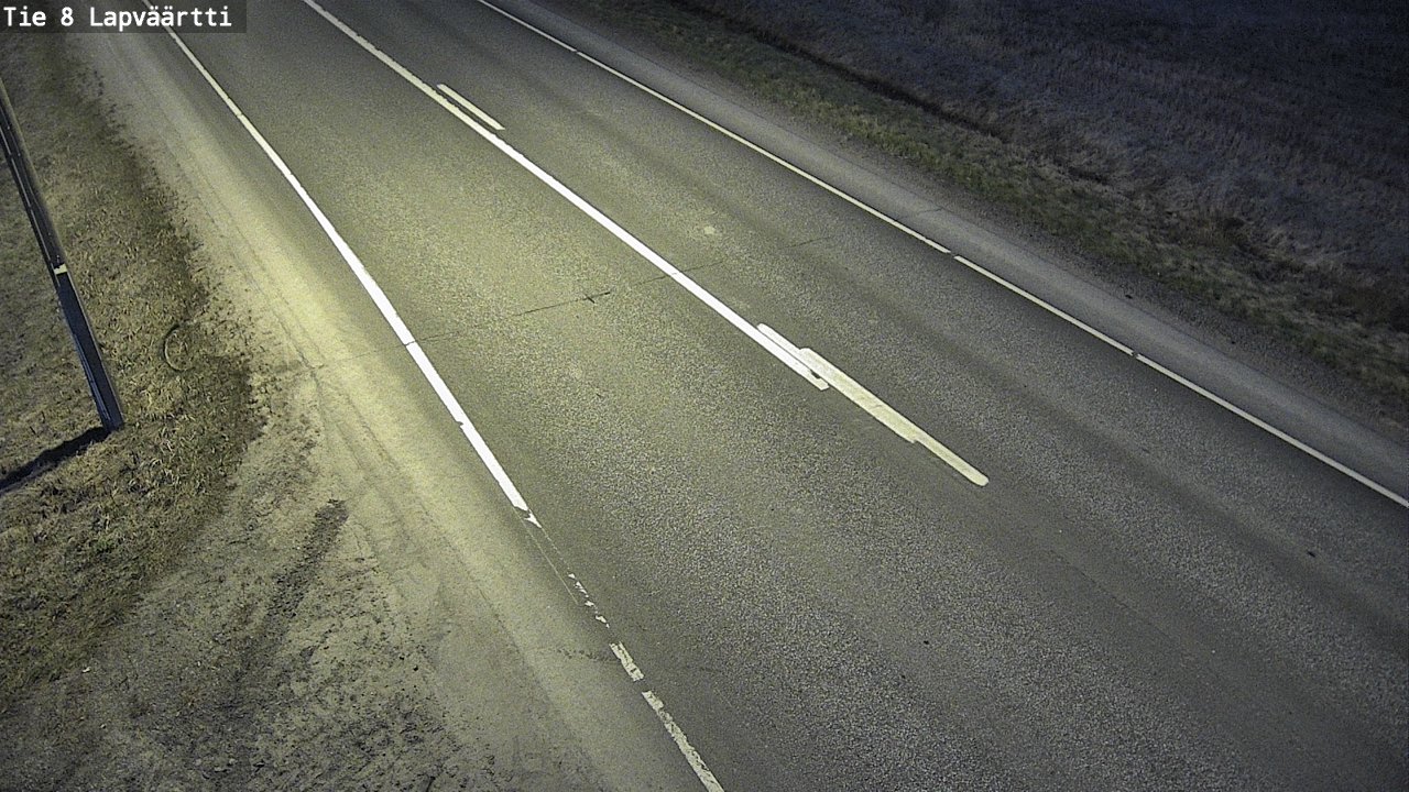 Weather Camera Image Road 8 Kristiinankaupunki, Lapväärtti, Kristiinankaupunki, Pohjanmaa