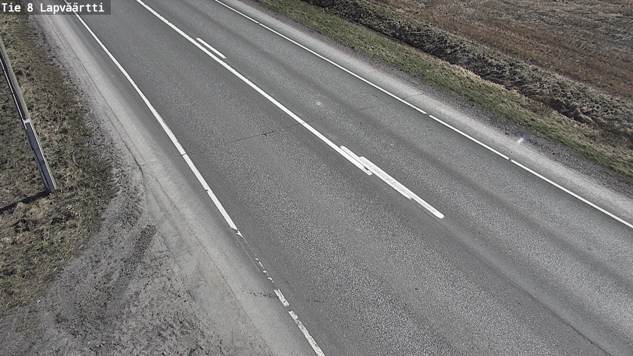 Weather Camera Image Väg 8 Kristinestad, Lappfjärd, Kristiinankaupunki, Pohjanmaa