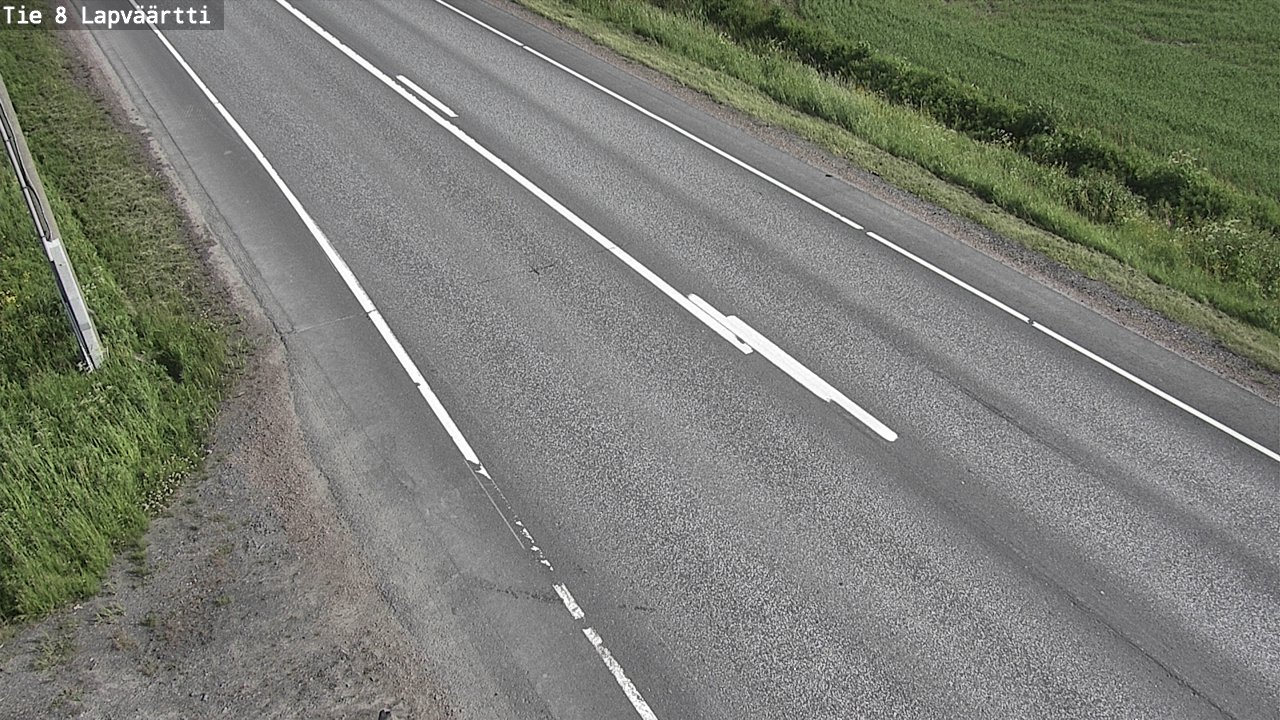 Weather Camera Image Road 8 Kristiinankaupunki, Lapväärtti, Kristiinankaupunki, Pohjanmaa