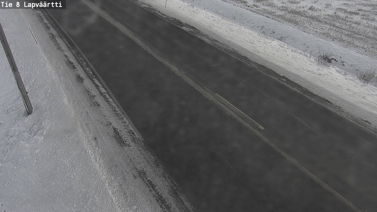 Weather Camera Image Road 8 Kristiinankaupunki, Lapväärtti, Kristiinankaupunki, Pohjanmaa