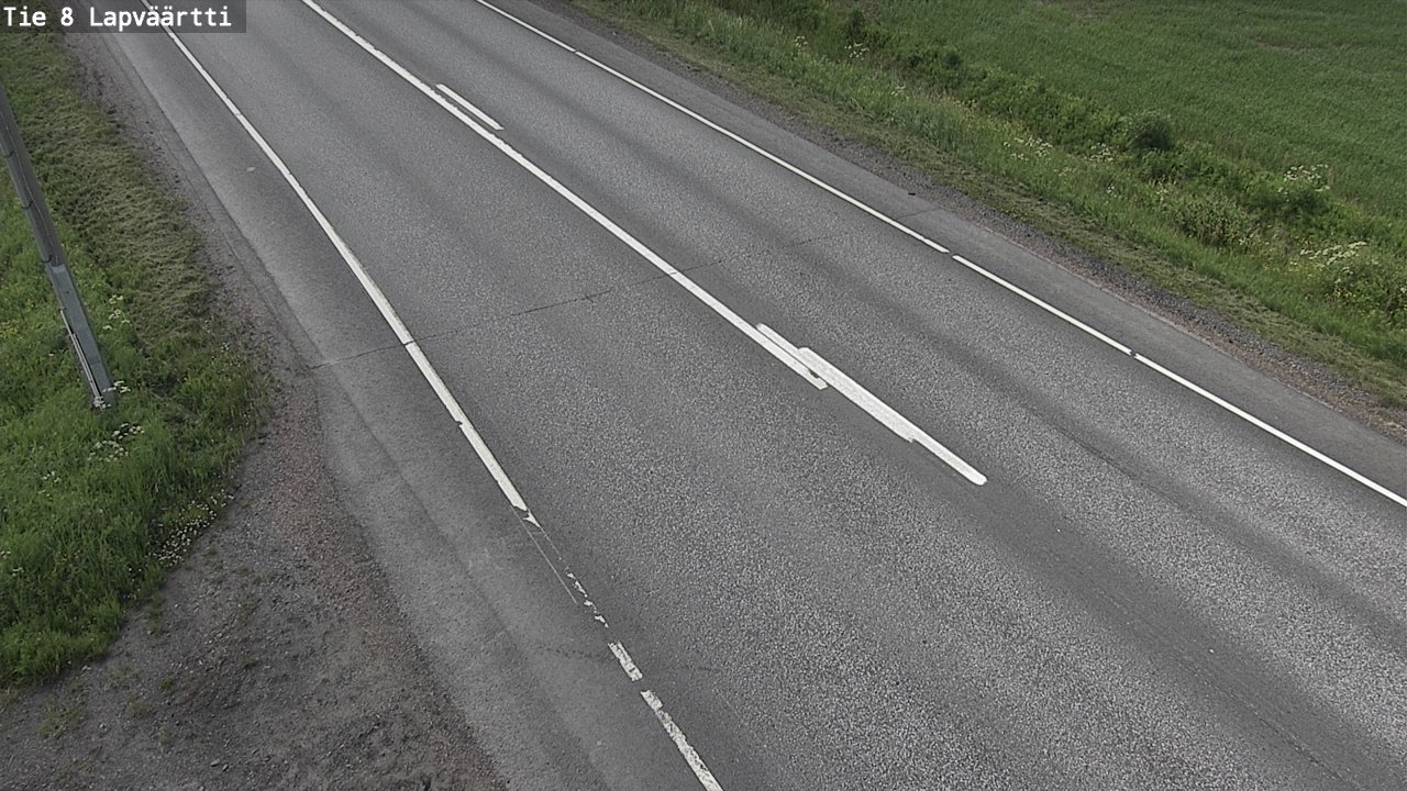 Weather Camera Image Road 8 Kristiinankaupunki, Lapväärtti, Kristiinankaupunki, Pohjanmaa