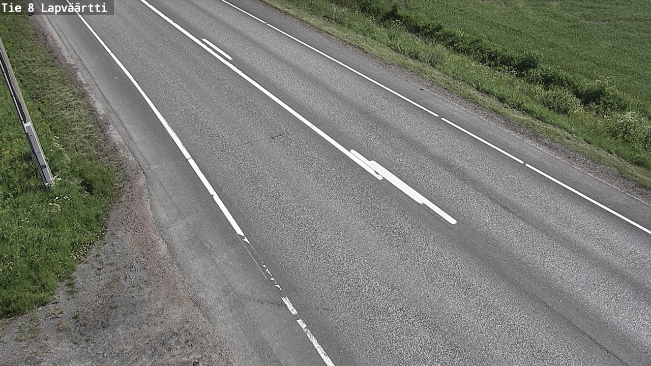 Weather Camera Image Road 8 Kristiinankaupunki, Lapväärtti, Kristiinankaupunki, Pohjanmaa