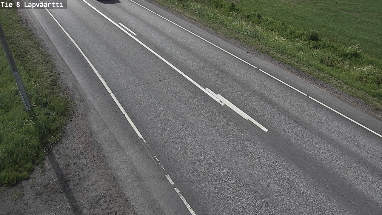 Weather Camera Image Road 8 Kristiinankaupunki, Lapväärtti, Kristiinankaupunki, Pohjanmaa