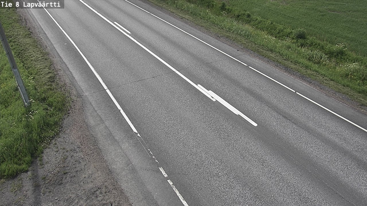 Weather Camera Image Road 8 Kristiinankaupunki, Lapväärtti, Kristiinankaupunki, Pohjanmaa