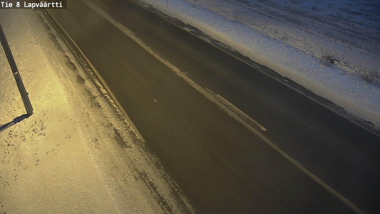 Weather Camera Image Road 8 Kristiinankaupunki, Lapväärtti, Kristiinankaupunki, Pohjanmaa