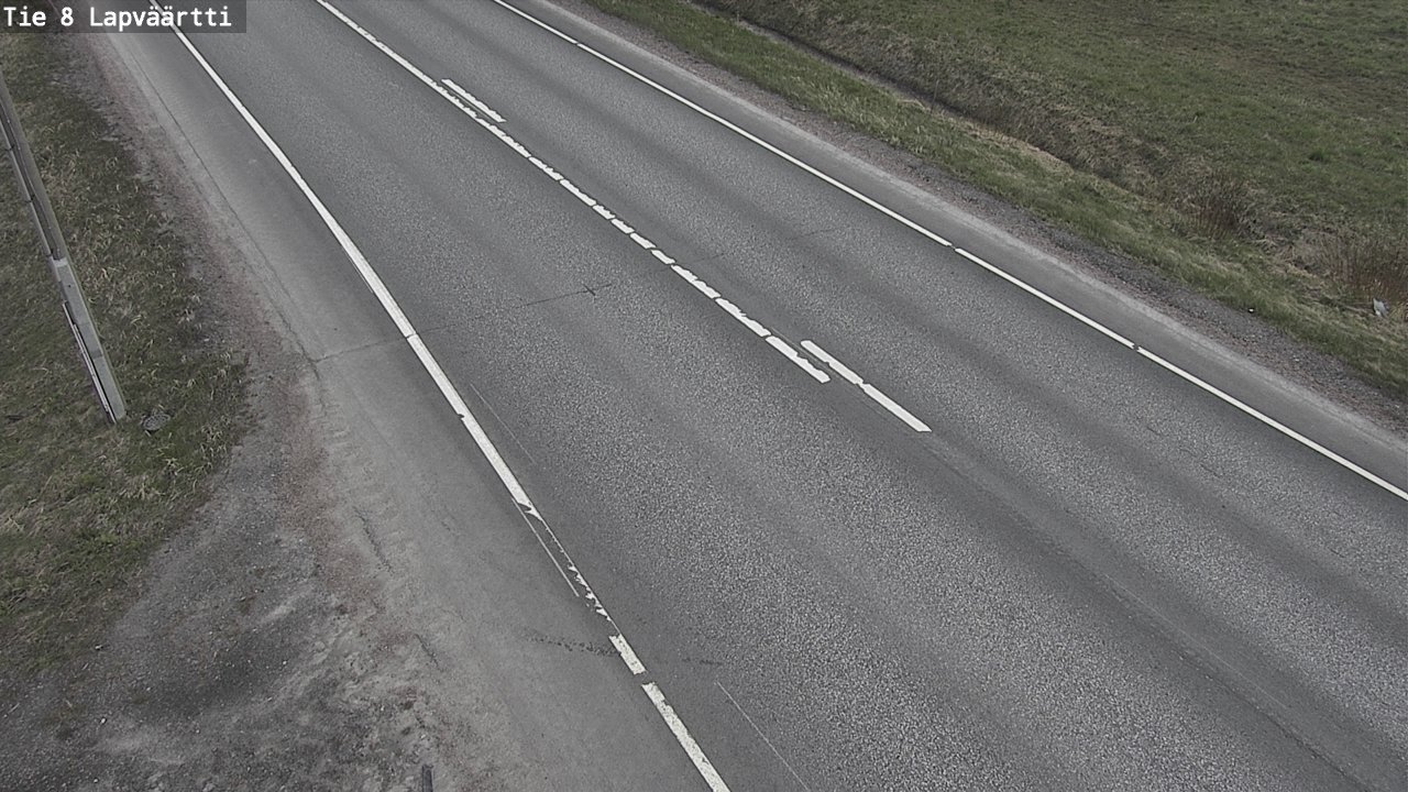 Weather Camera Image Väg 8 Kristinestad, Lappfjärd, Kristiinankaupunki, Pohjanmaa