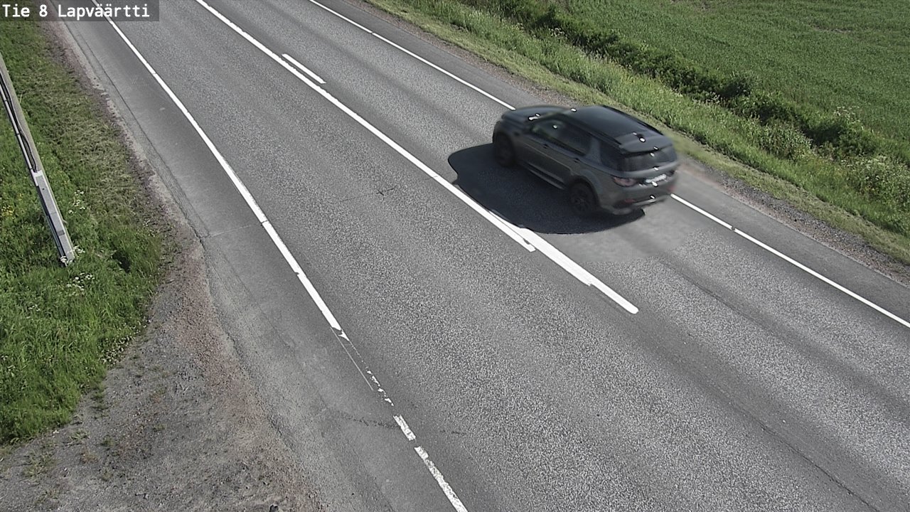 Weather Camera Image Road 8 Kristiinankaupunki, Lapväärtti, Kristiinankaupunki, Pohjanmaa