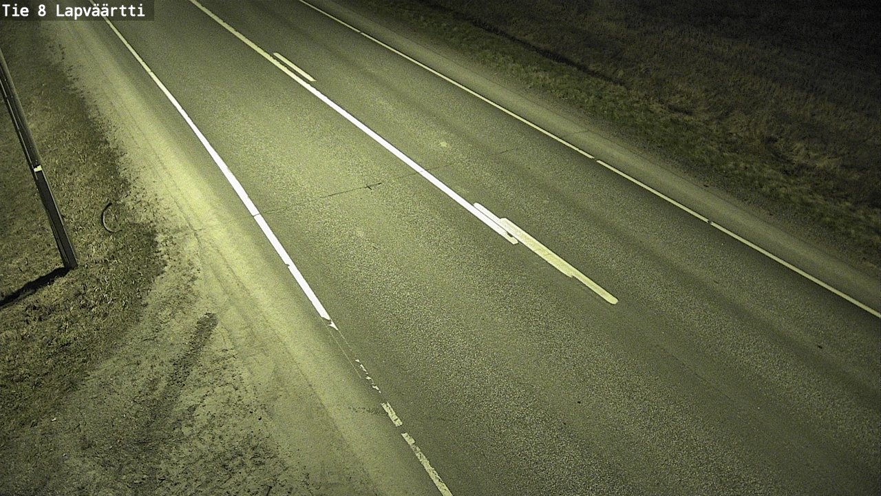 Weather Camera Image Väg 8 Kristinestad, Lappfjärd, Kristiinankaupunki, Pohjanmaa