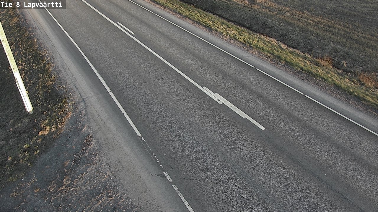 Weather Camera Image Väg 8 Kristinestad, Lappfjärd, Kristiinankaupunki, Pohjanmaa