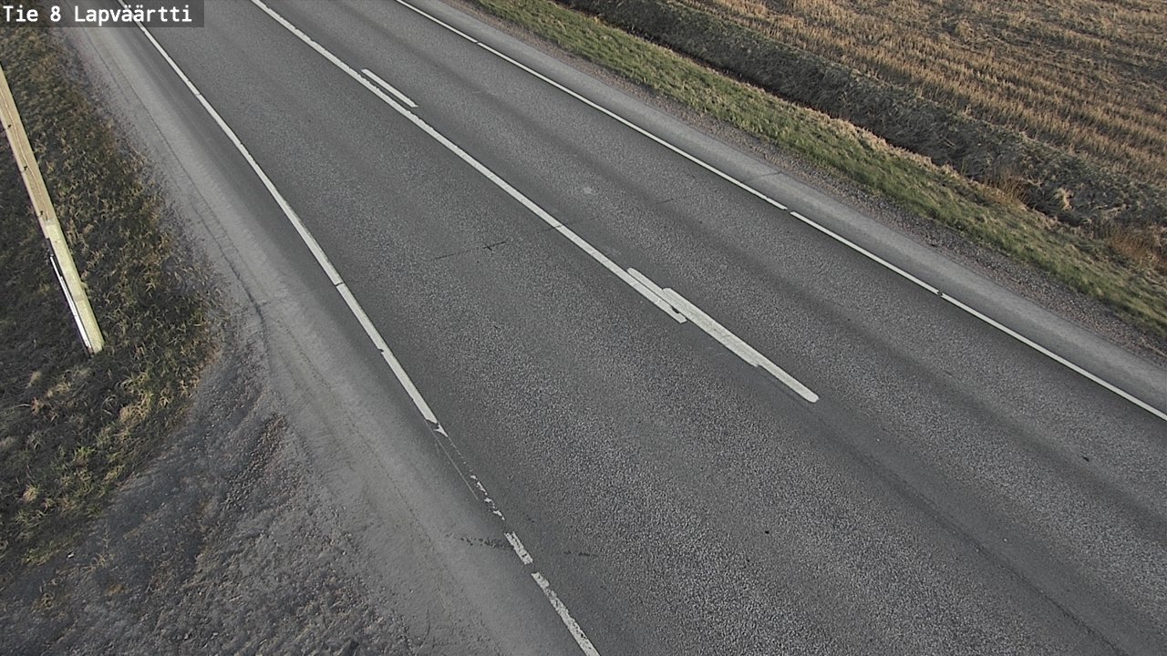Weather Camera Image Väg 8 Kristinestad, Lappfjärd, Kristiinankaupunki, Pohjanmaa