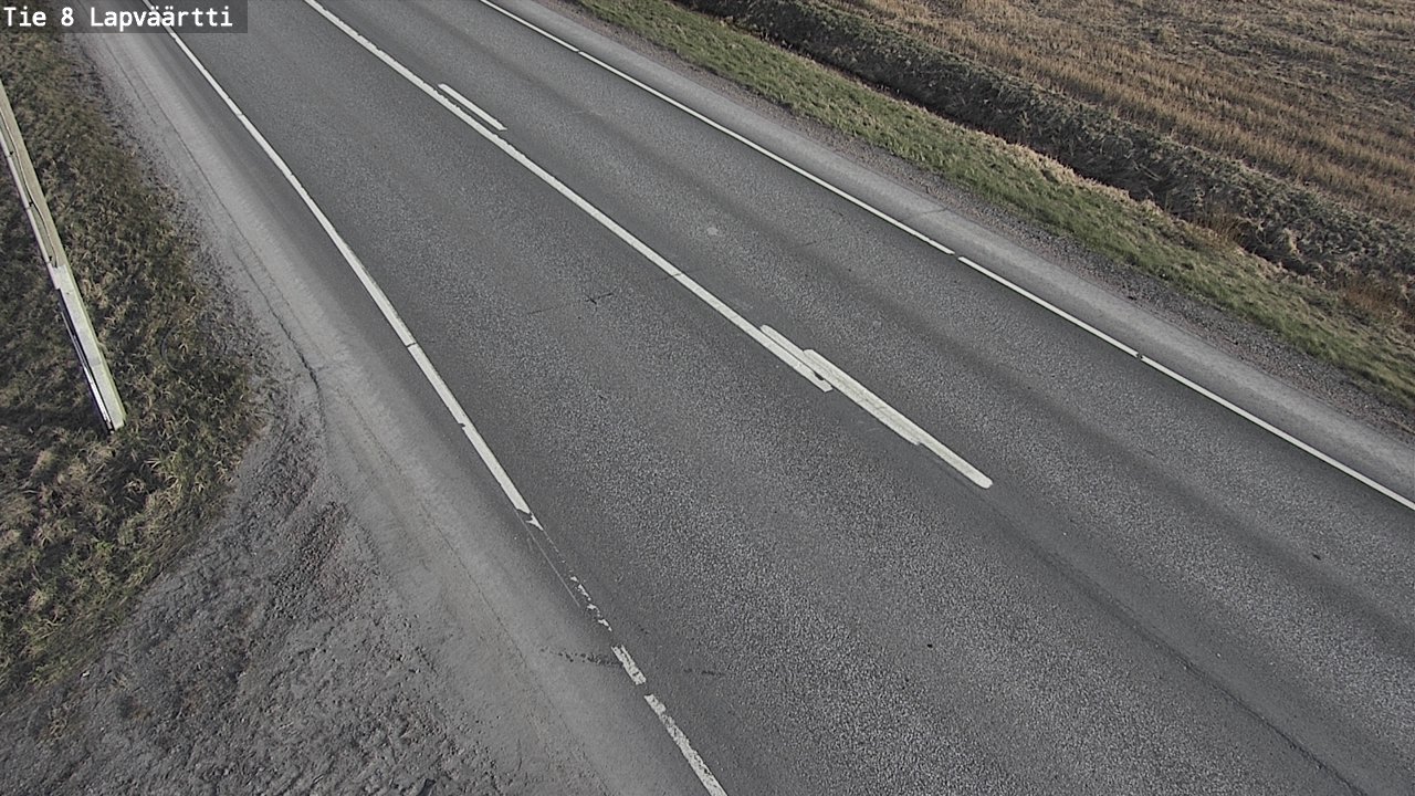 Weather Camera Image Väg 8 Kristinestad, Lappfjärd, Kristiinankaupunki, Pohjanmaa
