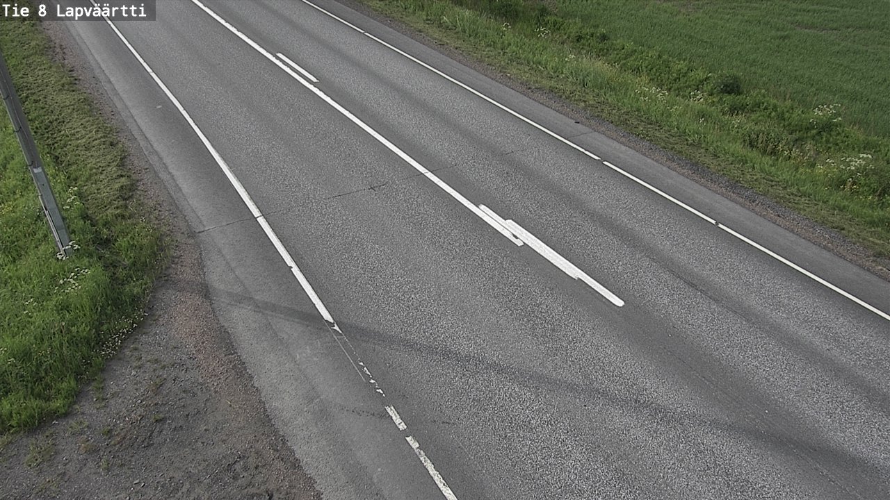 Weather Camera Image Road 8 Kristiinankaupunki, Lapväärtti, Kristiinankaupunki, Pohjanmaa