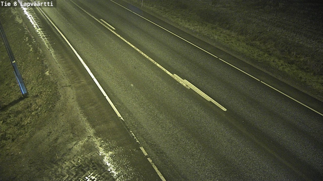 Weather Camera Image Väg 8 Kristinestad, Lappfjärd, Kristiinankaupunki, Pohjanmaa