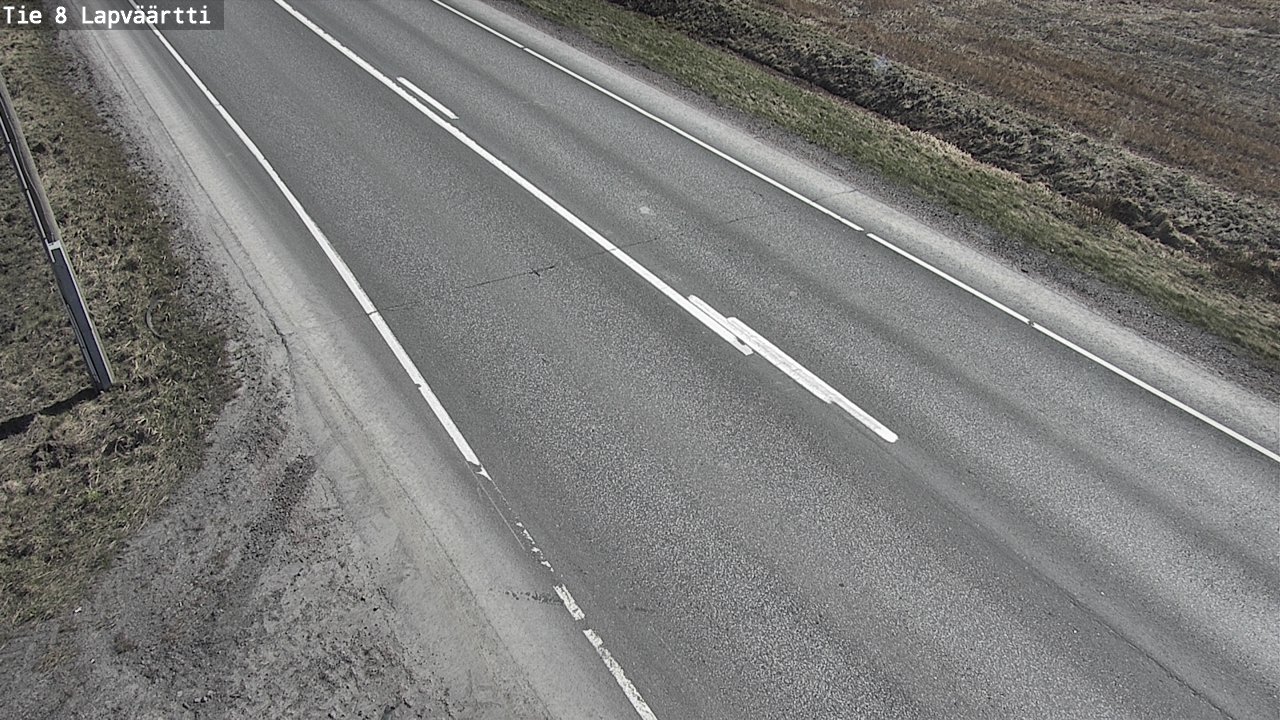 Weather Camera Image Väg 8 Kristinestad, Lappfjärd, Kristiinankaupunki, Pohjanmaa
