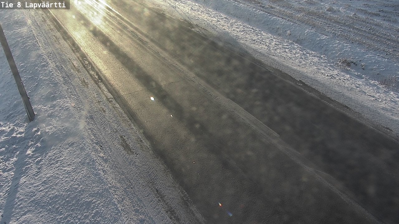 Weather Camera Image Road 8 Kristiinankaupunki, Lapväärtti, Kristiinankaupunki, Pohjanmaa