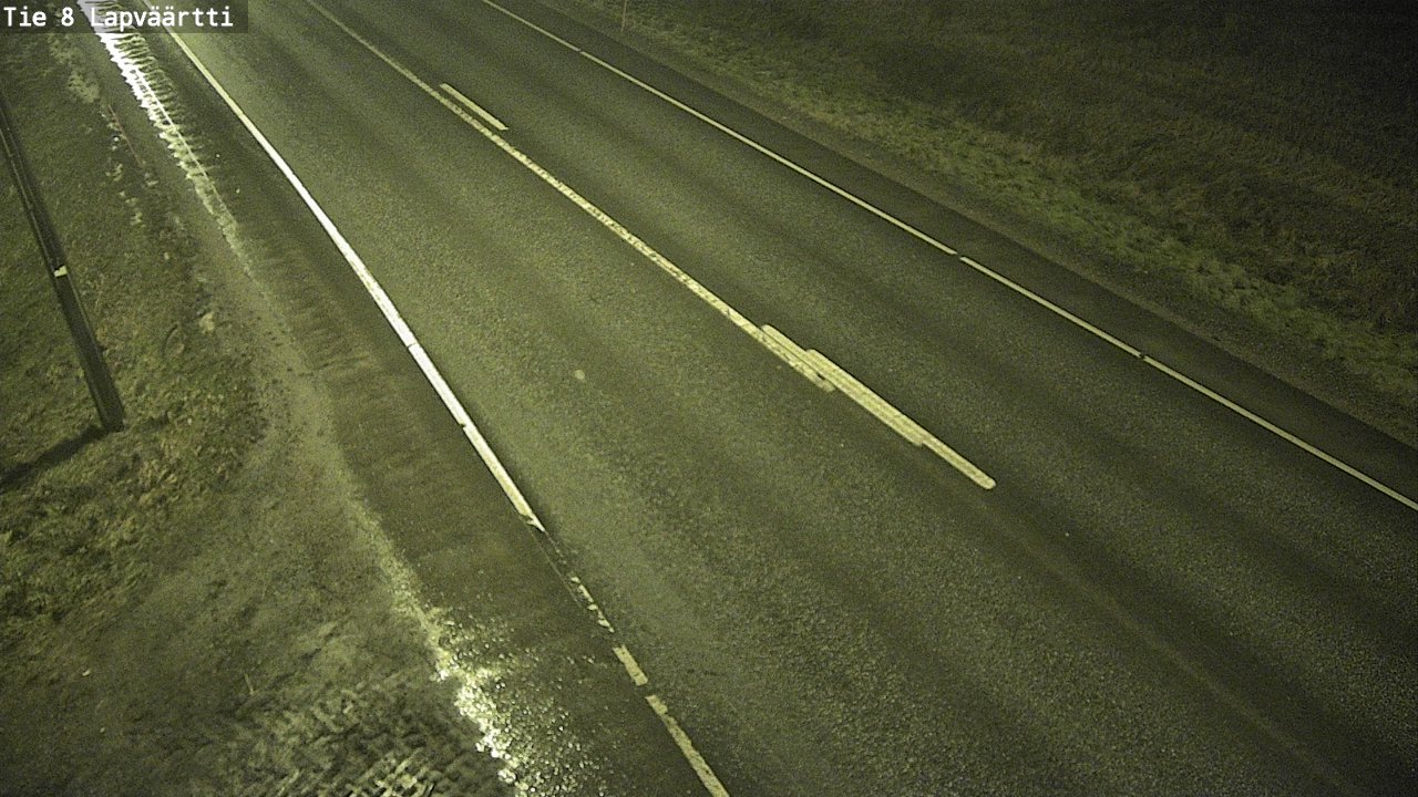 Weather Camera Image Väg 8 Kristinestad, Lappfjärd, Kristiinankaupunki, Pohjanmaa
