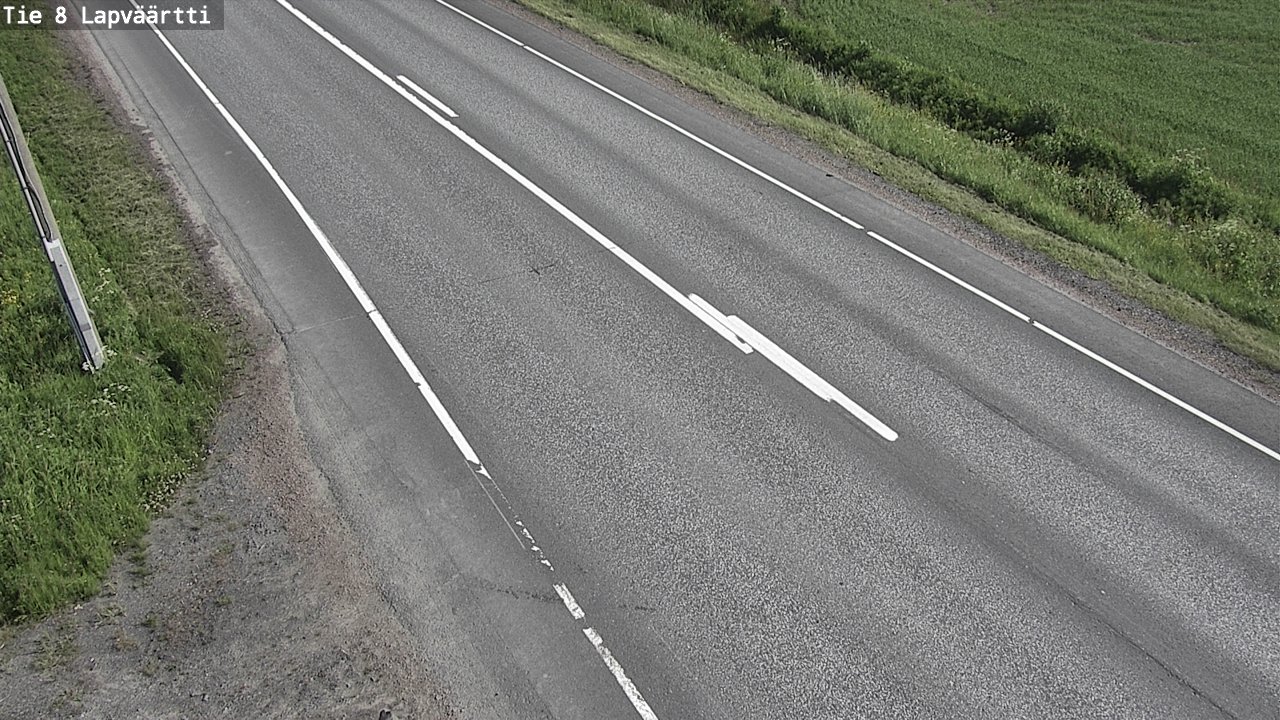 Weather Camera Image Road 8 Kristiinankaupunki, Lapväärtti, Kristiinankaupunki, Pohjanmaa