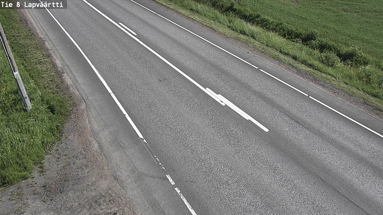 Weather Camera Image Road 8 Kristiinankaupunki, Lapväärtti, Kristiinankaupunki, Pohjanmaa