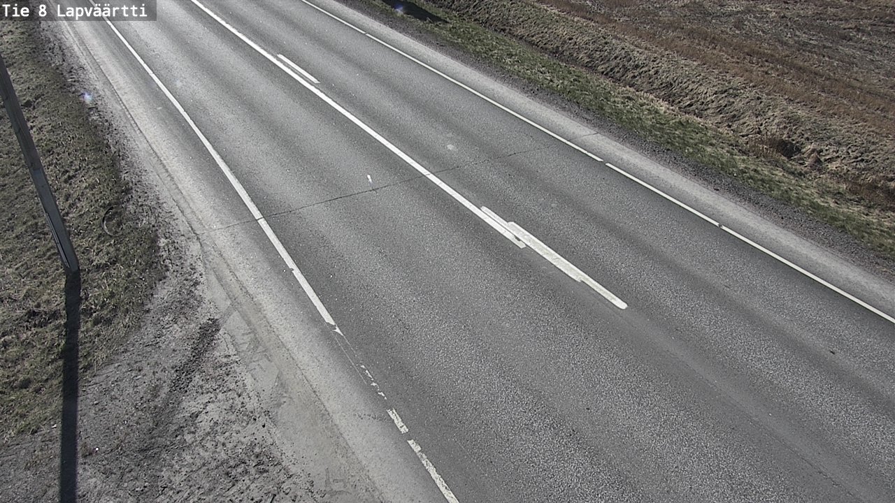 Weather Camera Image Väg 8 Kristinestad, Lappfjärd, Kristiinankaupunki, Pohjanmaa