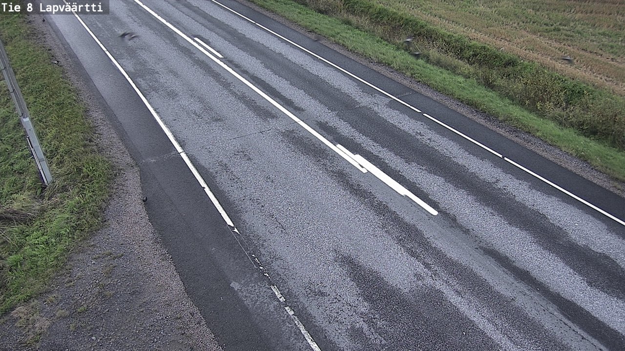 Weather Camera Image Road 8 Kristiinankaupunki, Lapväärtti, Kristiinankaupunki, Pohjanmaa