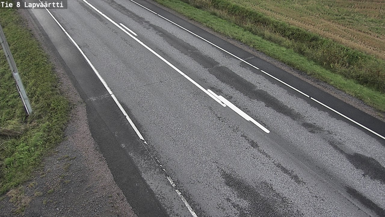 Weather Camera Image Road 8 Kristiinankaupunki, Lapväärtti, Kristiinankaupunki, Pohjanmaa