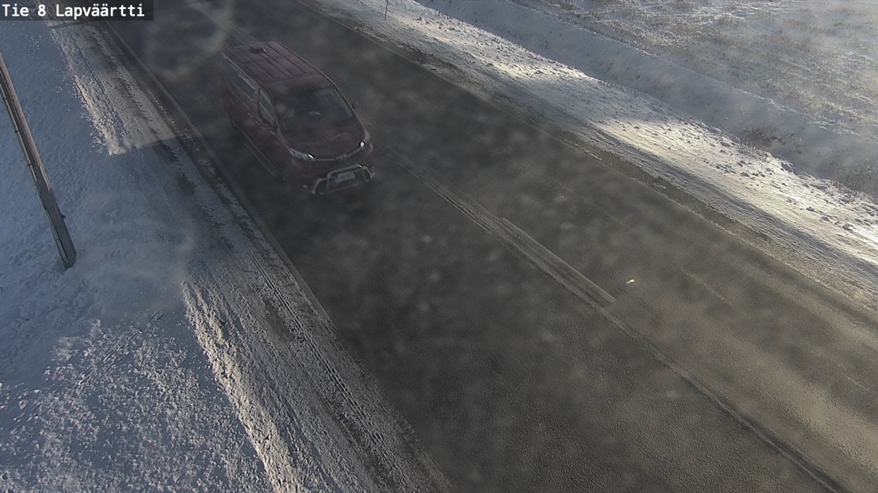 Weather Camera Image Road 8 Kristiinankaupunki, Lapväärtti, Kristiinankaupunki, Pohjanmaa