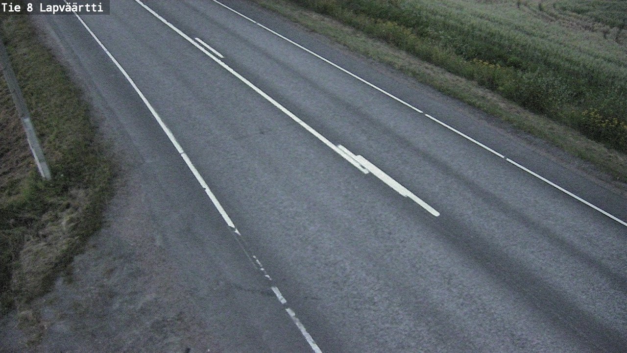 Weather Camera Image Road 8 Kristiinankaupunki, Lapväärtti, Kristiinankaupunki, Pohjanmaa