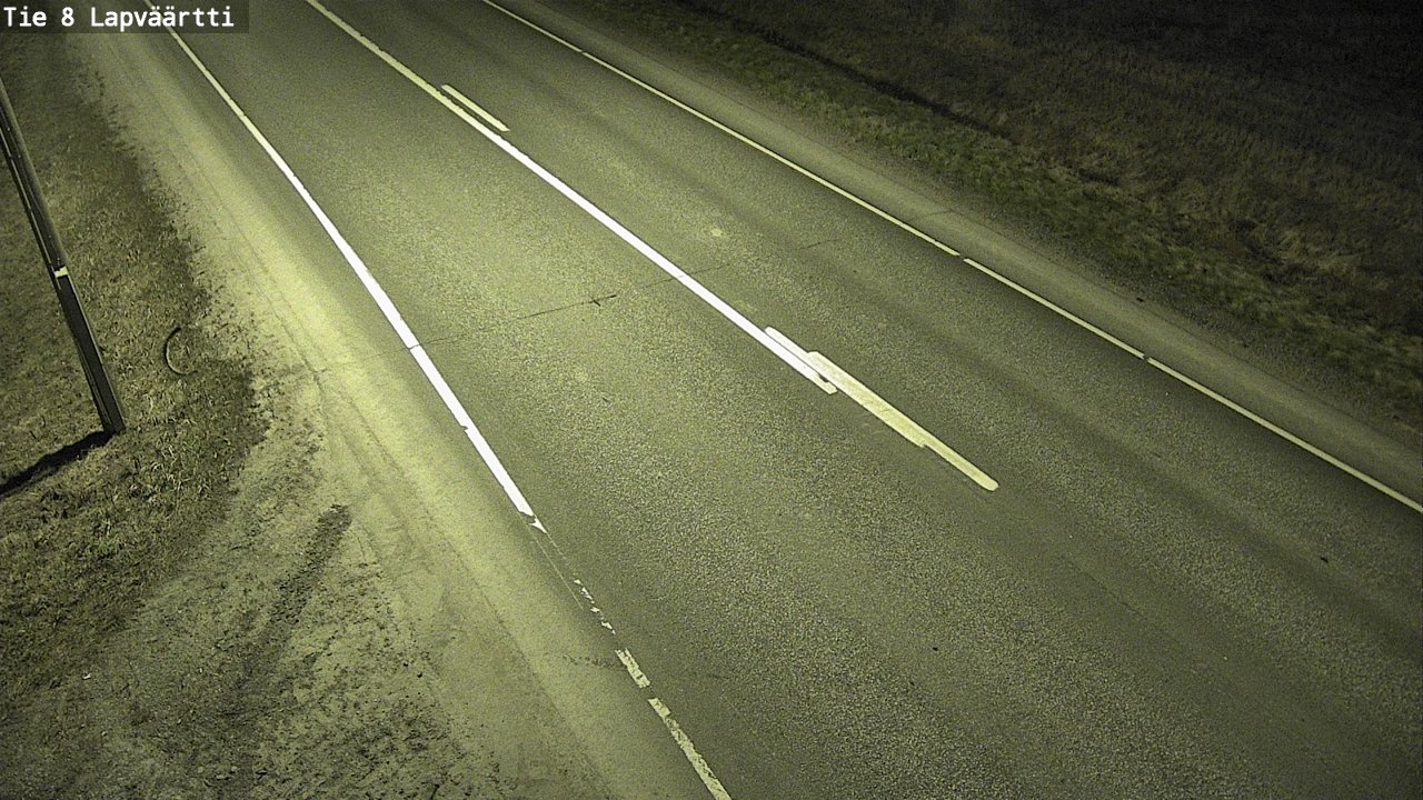 Weather Camera Image Road 8 Kristiinankaupunki, Lapväärtti, Kristiinankaupunki, Pohjanmaa