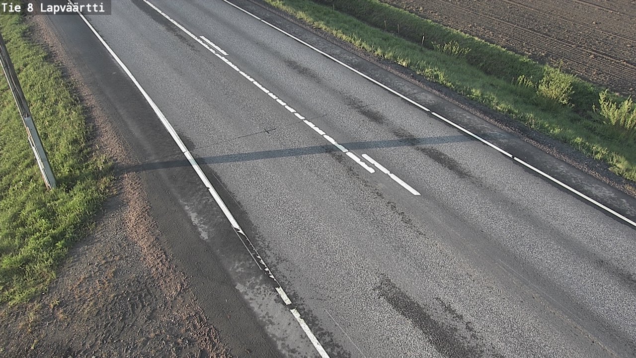 Weather Camera Image Road 8 Kristiinankaupunki, Lapväärtti, Kristiinankaupunki, Pohjanmaa