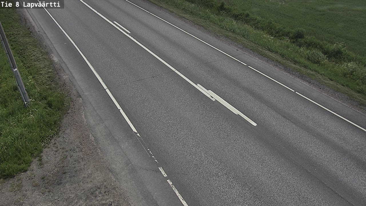 Weather Camera Image Road 8 Kristiinankaupunki, Lapväärtti, Kristiinankaupunki, Pohjanmaa